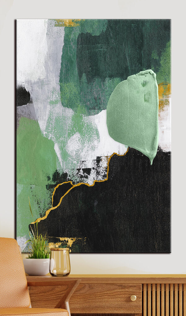 Quadri Un quadro nei toni del verde e del bianco (COD: s03883) Quadri Quadri Un quadro nei toni del verde e del bianco (COD: s03883)