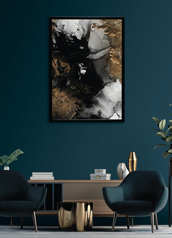 Elegant chaos in black and white