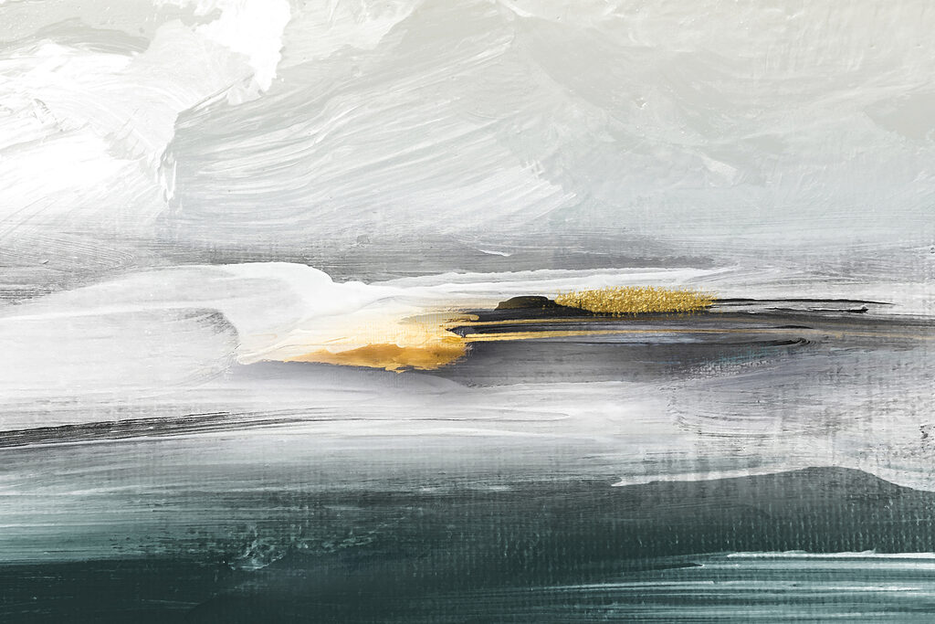 A painting of a landscape A painting of a landscape