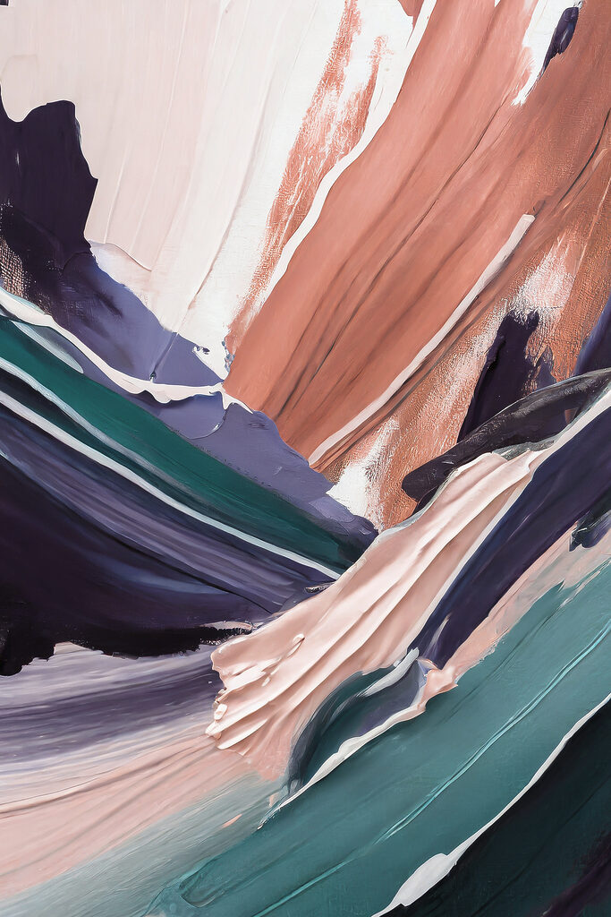 A close up of a painting A close up of a painting