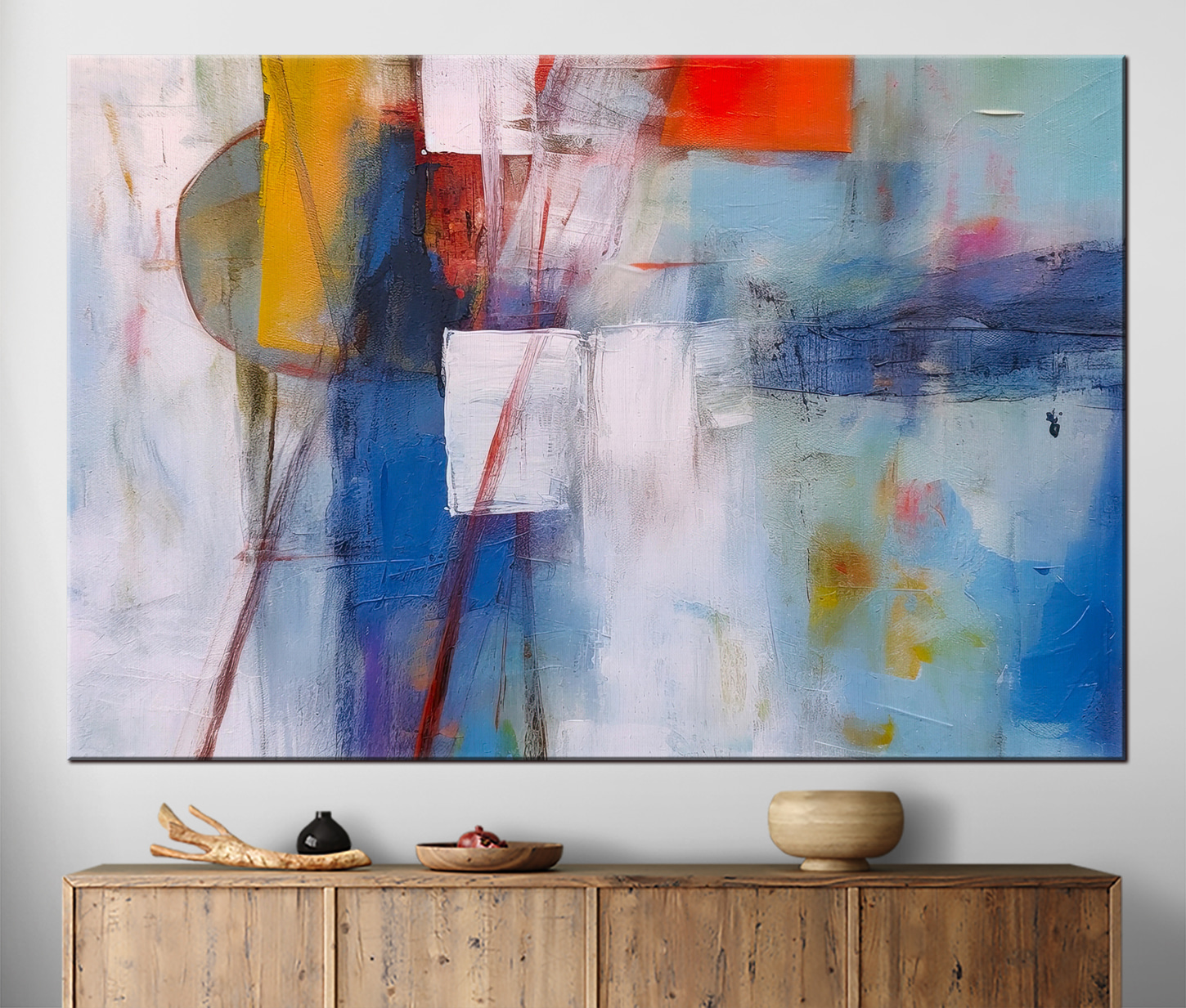 A painting of different colors A painting of different colors
