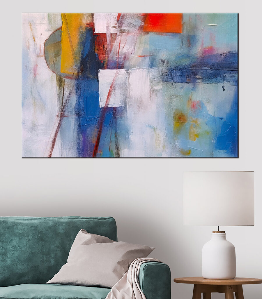 A painting of different colors A painting of different colors