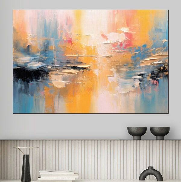 Quadri Quadri Un dipinto raffigurante un cielo dai colori vivaci (COD: s34192)