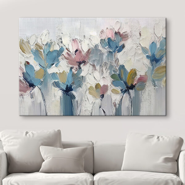 Quadri Un dipinto di fiori su una superficie bianca (COD: s36195) Quadri Quadri Un dipinto di fiori su una superficie bianca (COD: s36195)