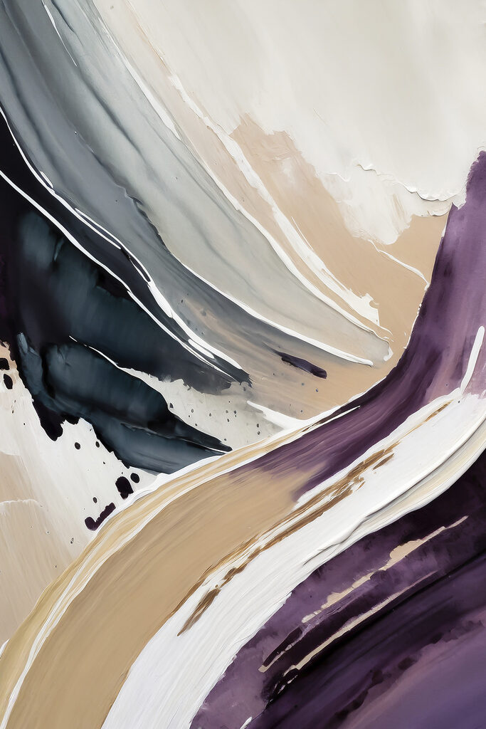 Flowing hues in abstract harmony Flowing hues in abstract harmony