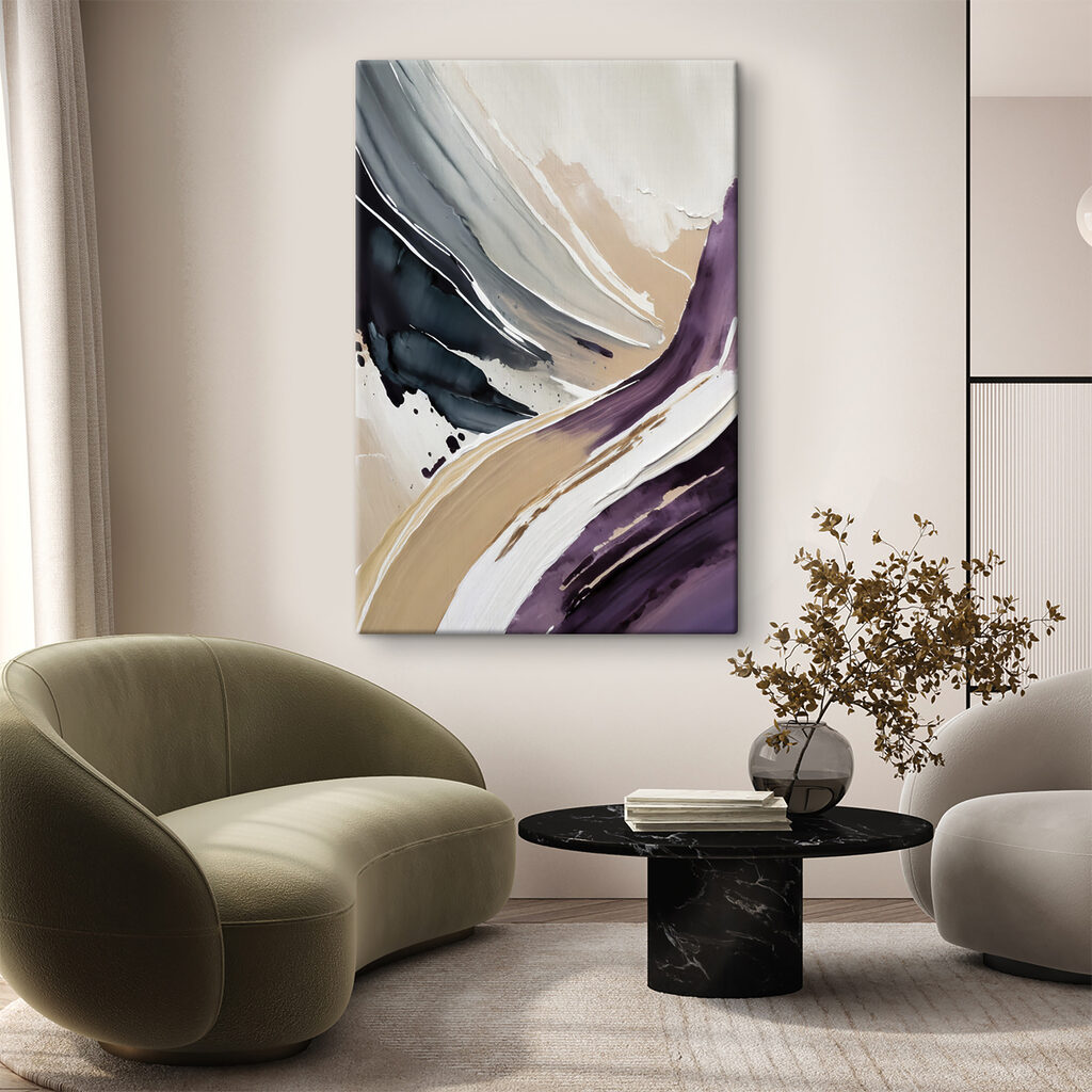 Flowing hues in abstract harmony Flowing hues in abstract harmony