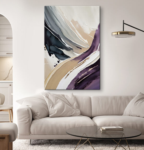 Flowing hues in abstract harmony Flowing hues in abstract harmony