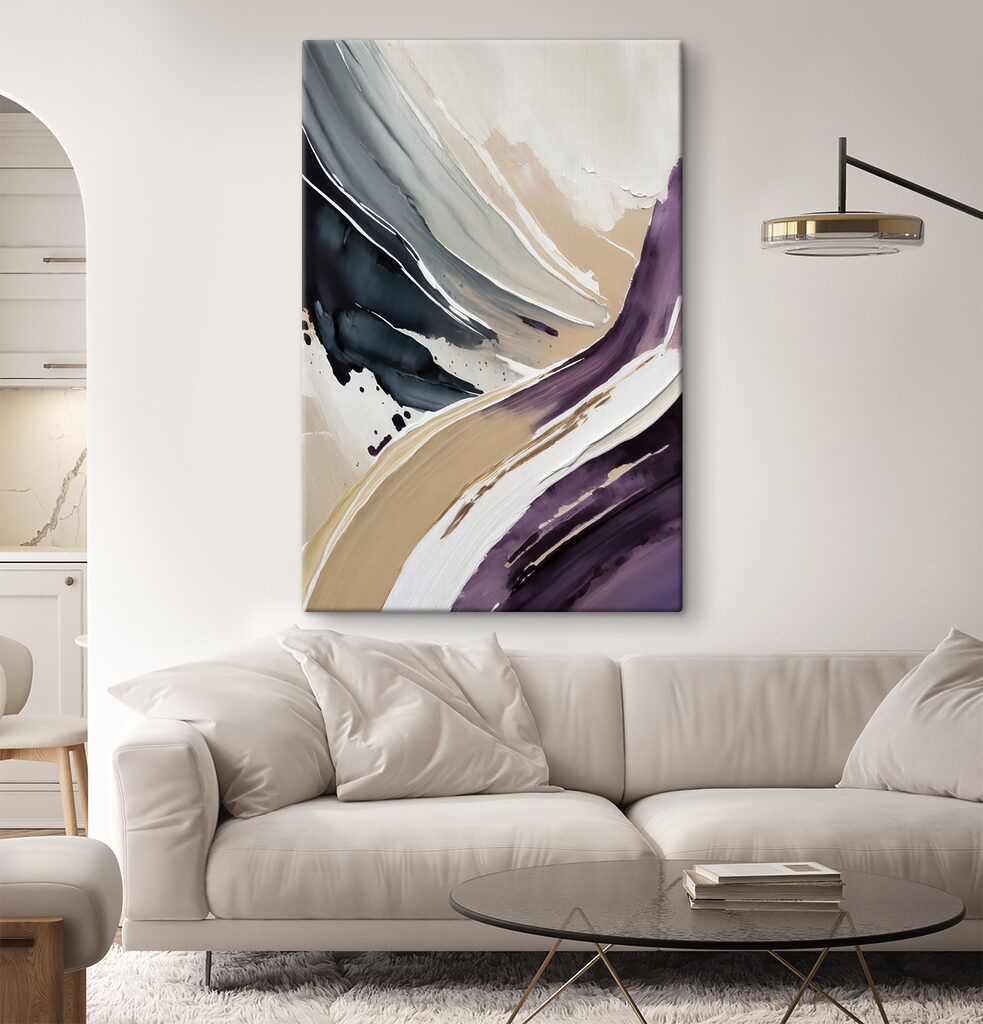 Flowing hues in abstract harmony Flowing hues in abstract harmony