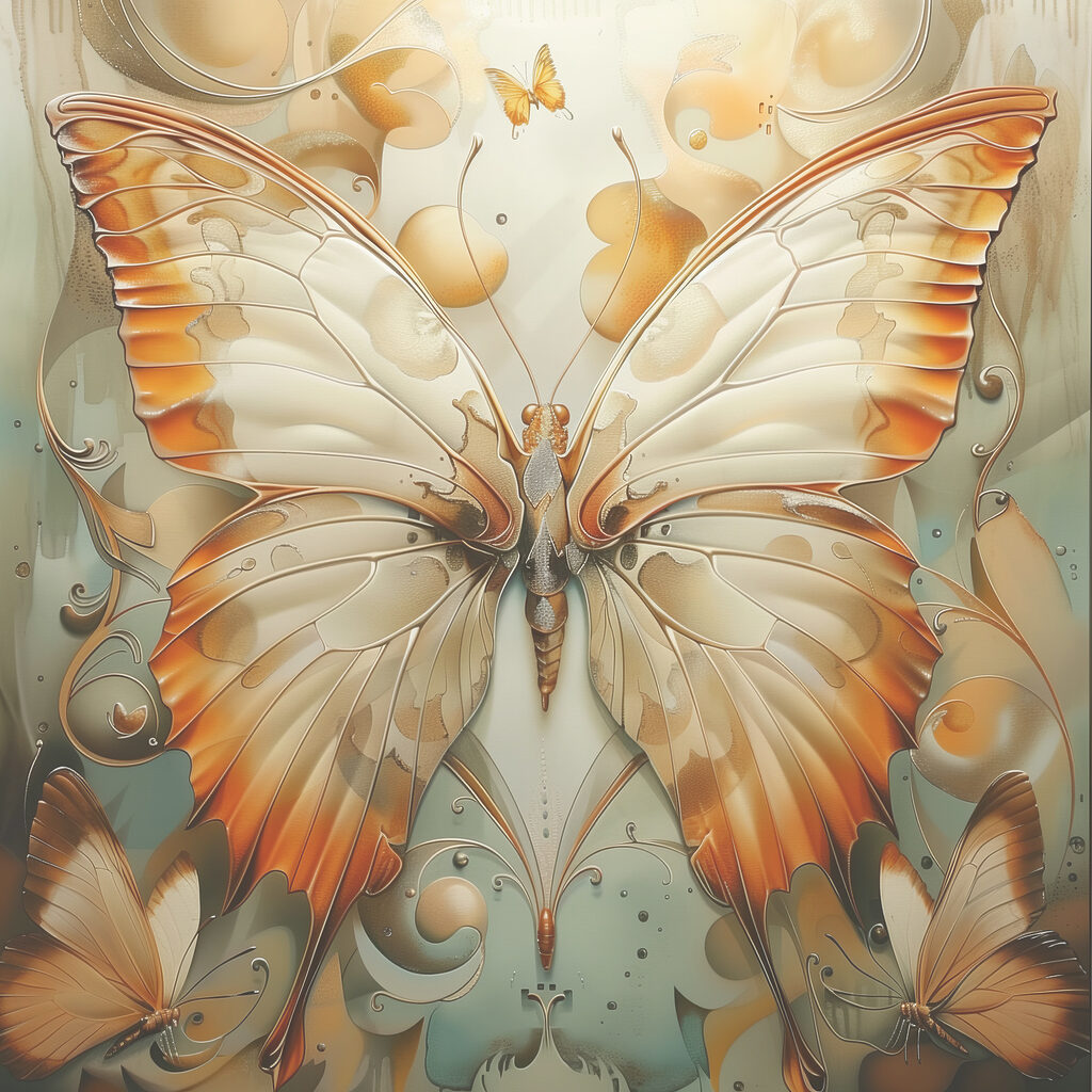A butterfly with many wings A butterfly with many wings