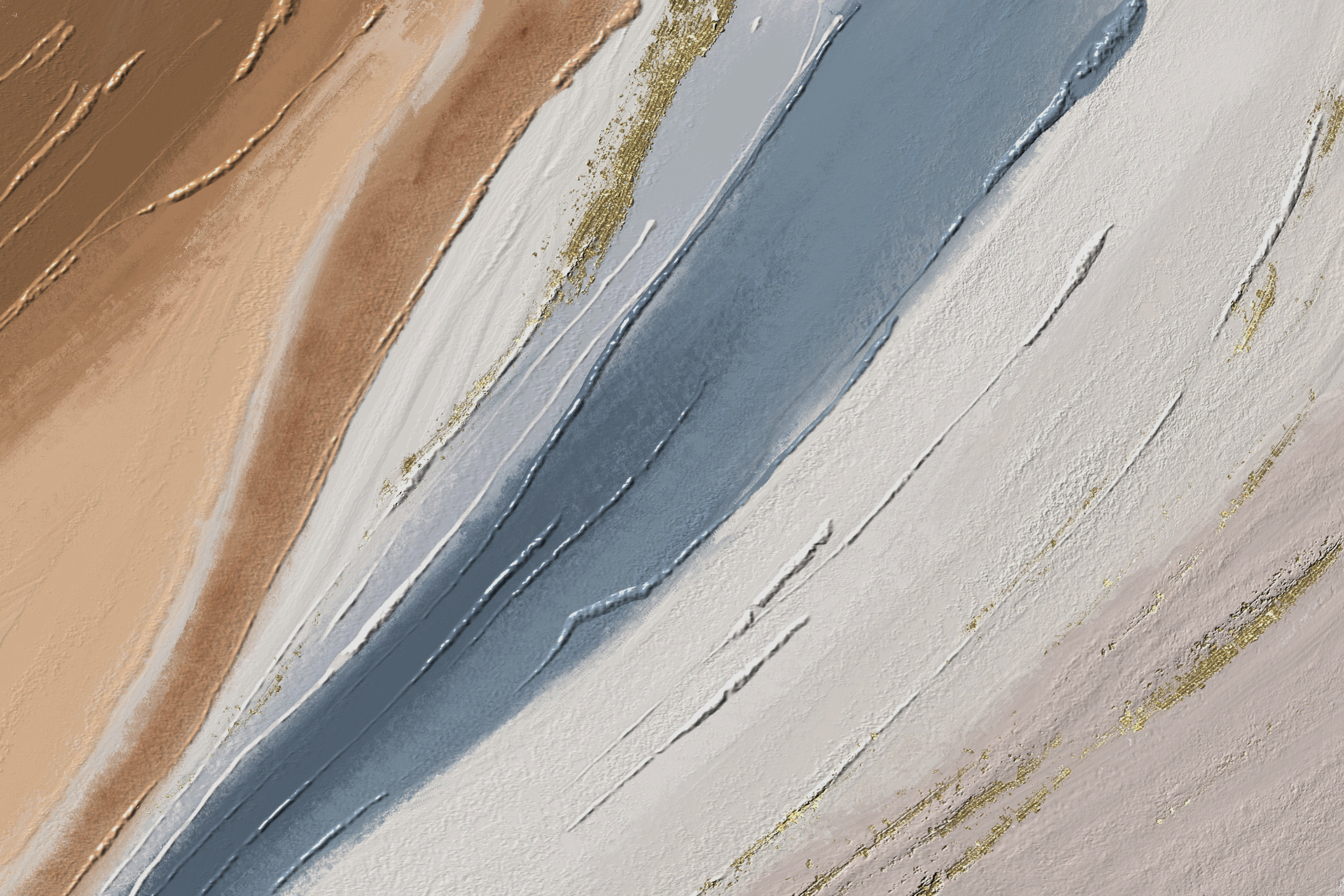 A close up of a painting A close up of a painting