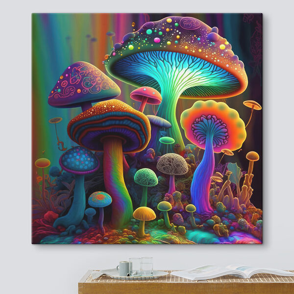 Quadri Un gruppo di funghi colorati (COD: s37291) Quadri Quadri Un gruppo di funghi colorati (COD: s37291)