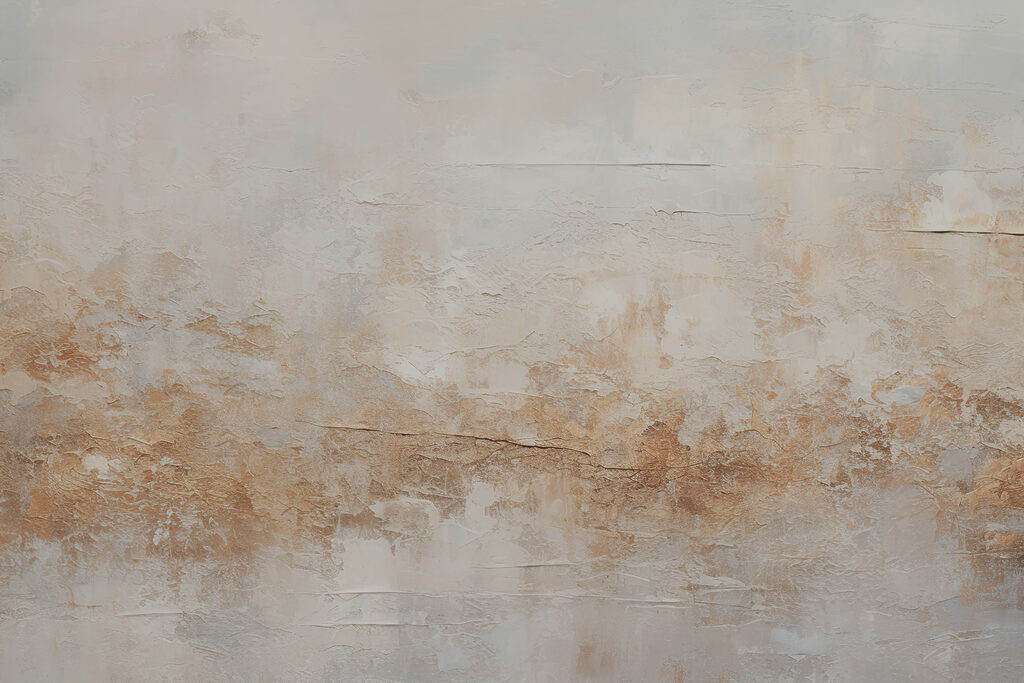 A white and brown wall