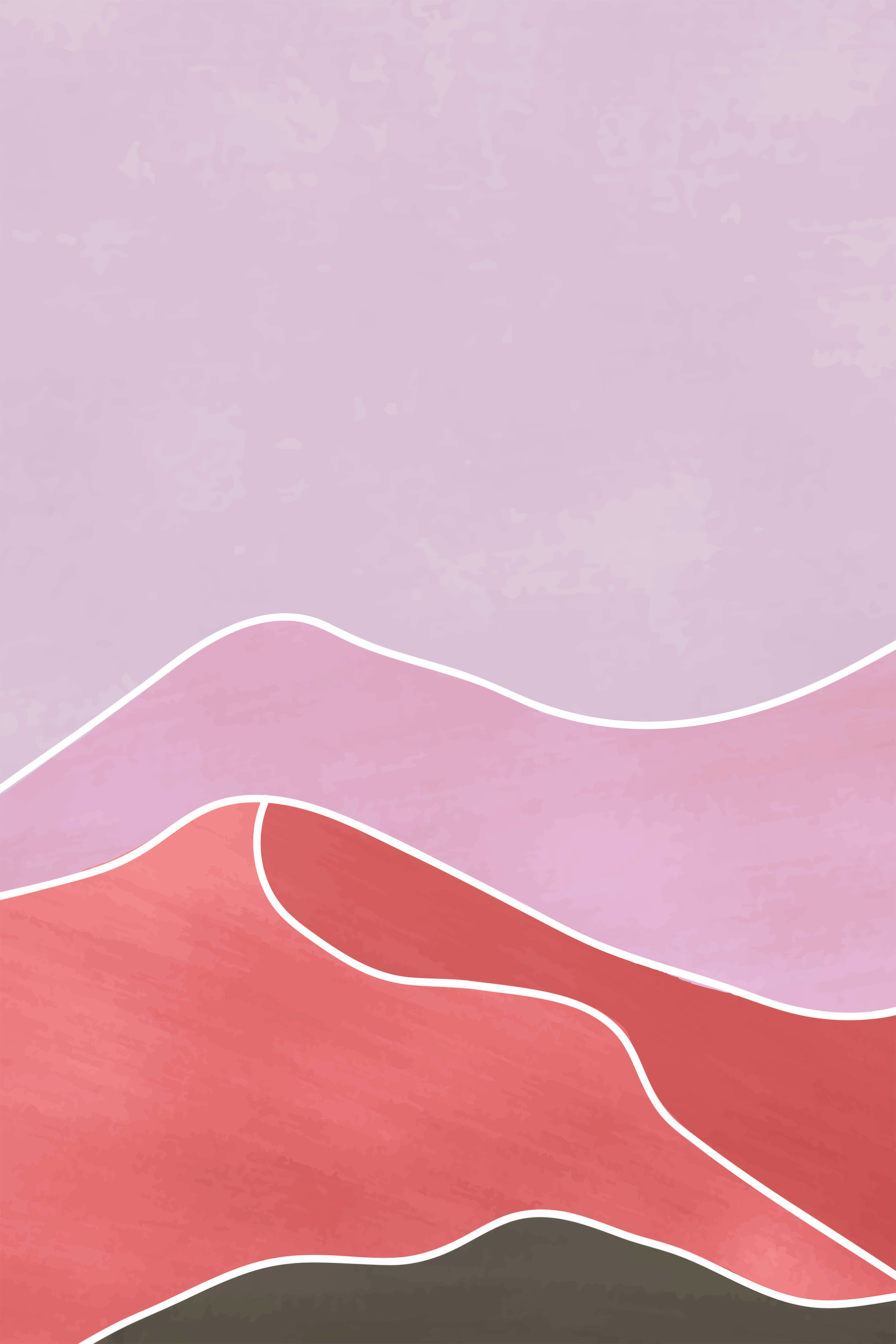 A pink and purple landscape A pink and purple landscape
