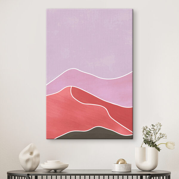 Quadri Un paesaggio rosa e viola (COD: s37636) Quadri Quadri Un paesaggio rosa e viola (COD: s37636)
