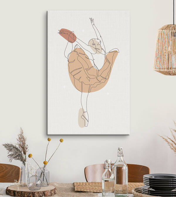 A drawing of a woman dancing A drawing of a woman dancing