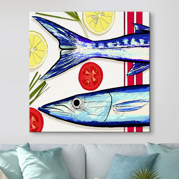 A fish and tomatoes on a table A fish and tomatoes on a table