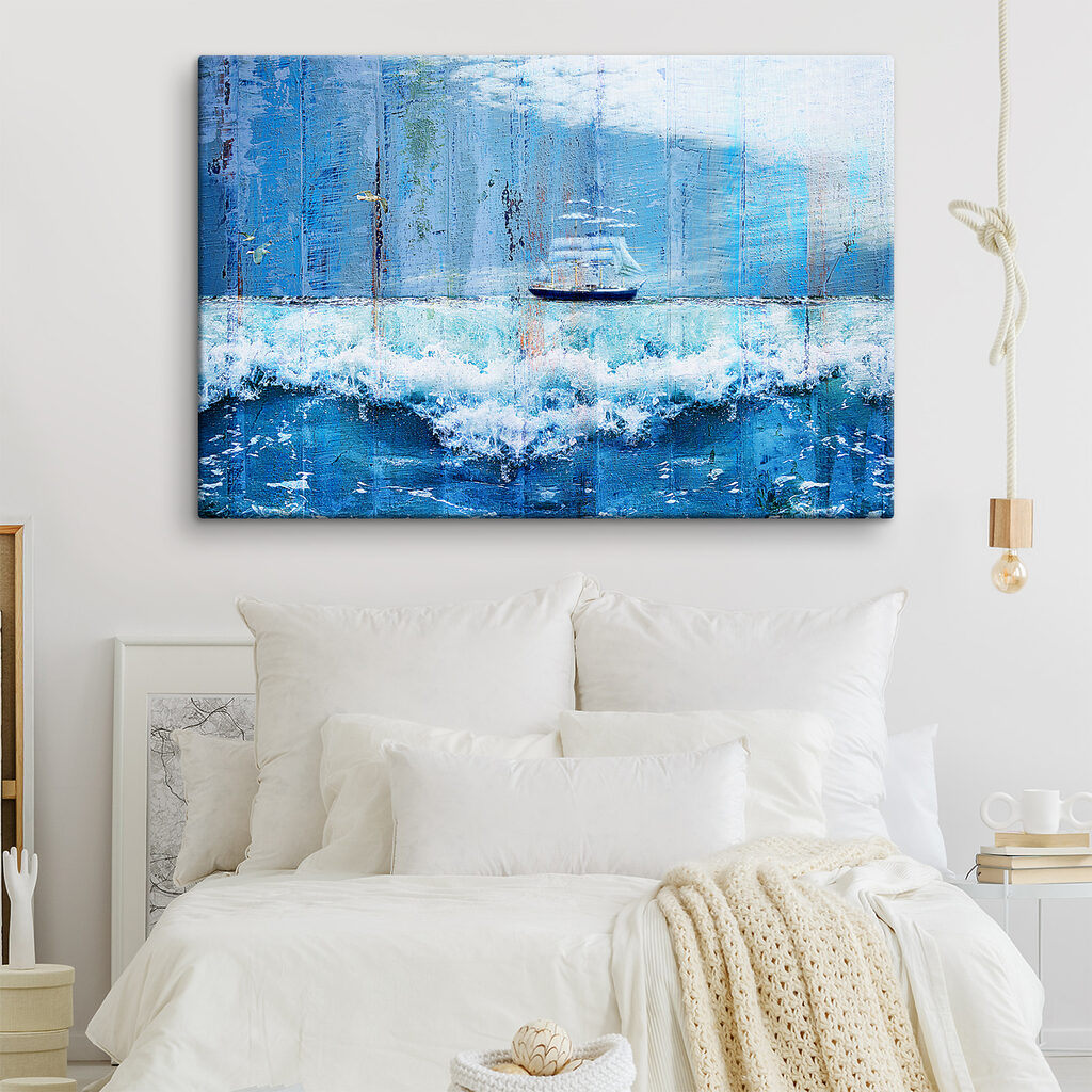 A boat in the ocean