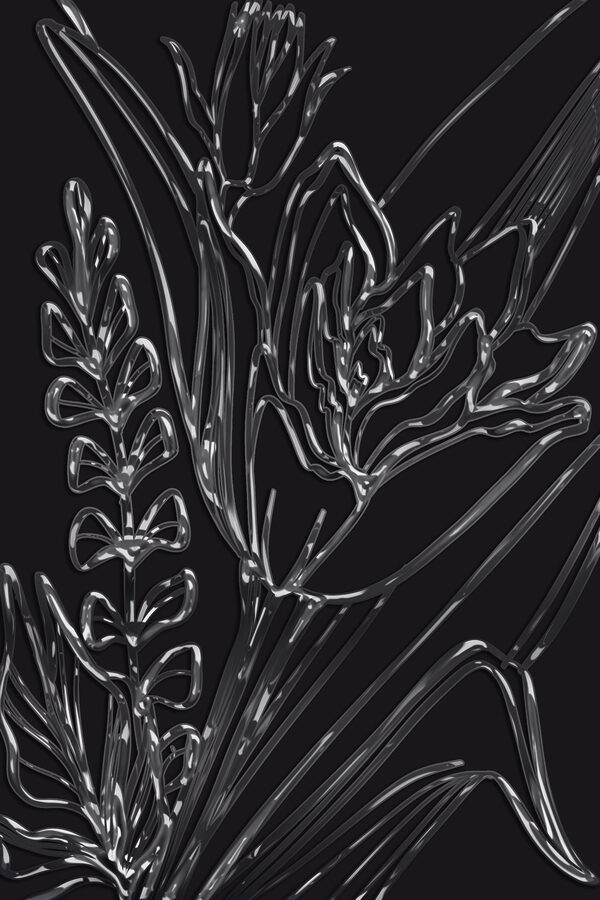A close up of a flower