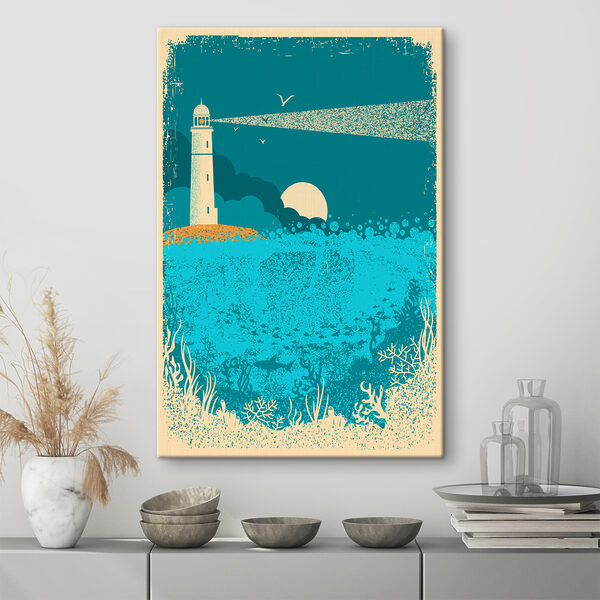 Quadri Un poster raffigurante un faro (COD: s37849) Quadri Quadri Un poster raffigurante un faro (COD: s37849)