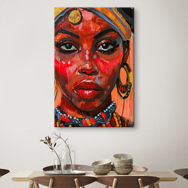 A painting of a woman A painting of a woman