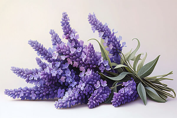 A bunch of purple flowers A bunch of purple flowers