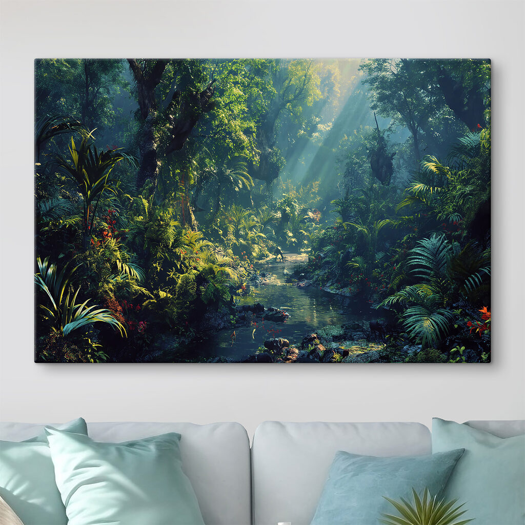 A stream in a forest