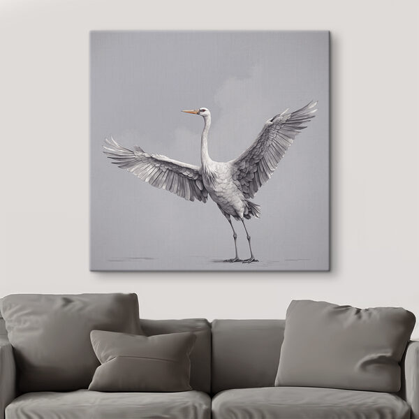 A bird with wings spread A bird with wings spread