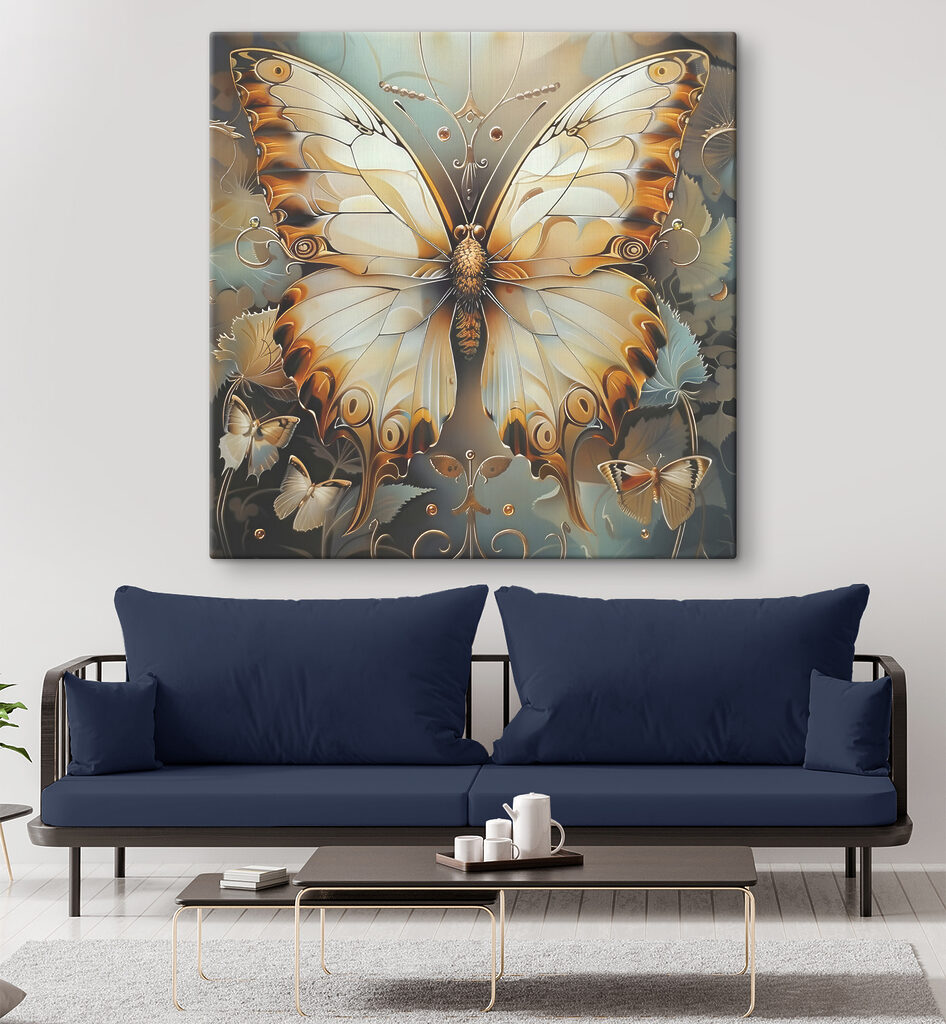 A butterfly with many wings