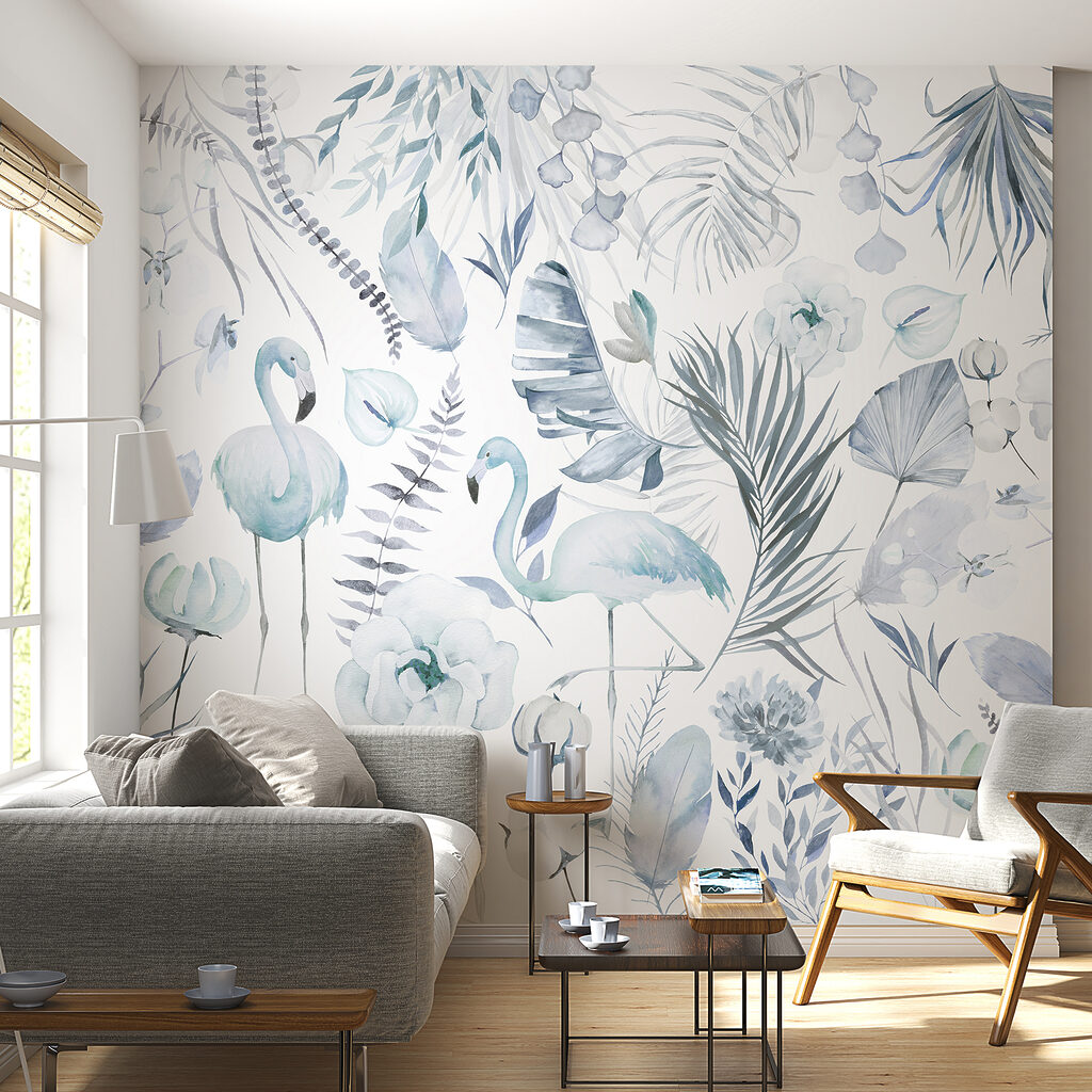 w00507v1pig34ms 1024x1024 - Un motivo di fenicotteri e fiori - tegory