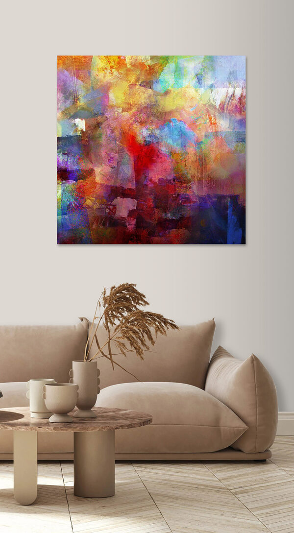 Un dipinto dai colori vivaci che raffigura una città s04344pig66 600x1088 - Un dipinto dai colori vivaci che raffigura una città - tegory