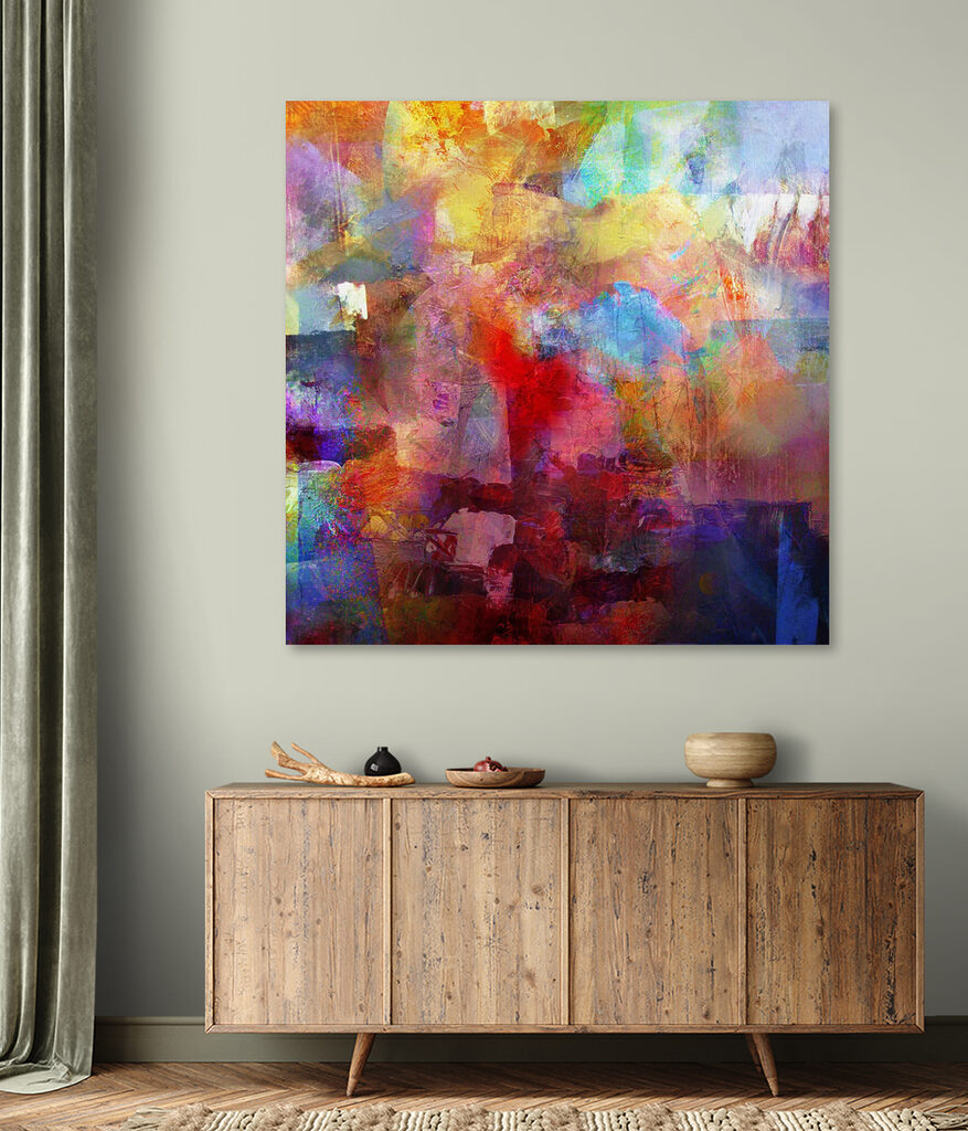 Un dipinto dai colori vivaci che raffigura una città s04344pig21 877x1024 - Un dipinto dai colori vivaci che raffigura una città - tegory