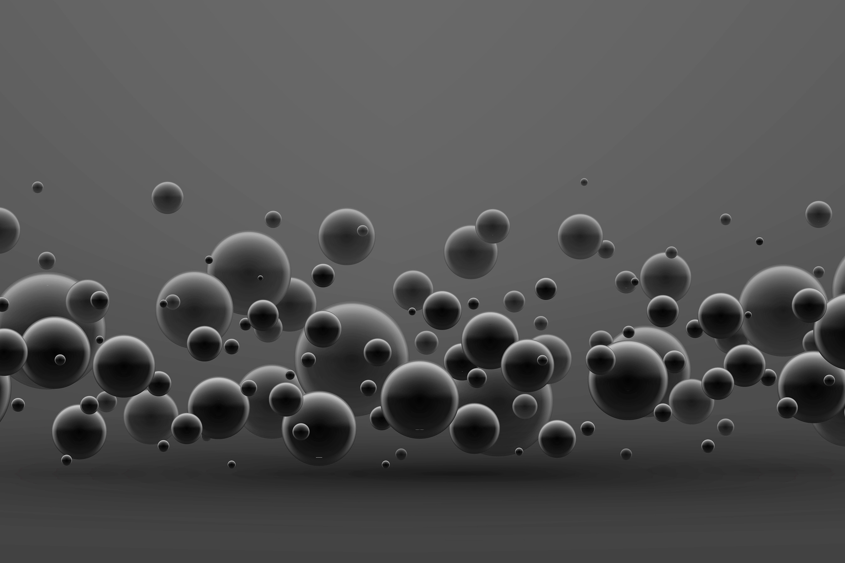 s37313p - Un gruppo di palline nere - tegory