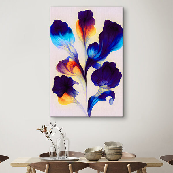 s37838piq29 600x600 - Un mazzo di fiori blu e arancioni - tegory