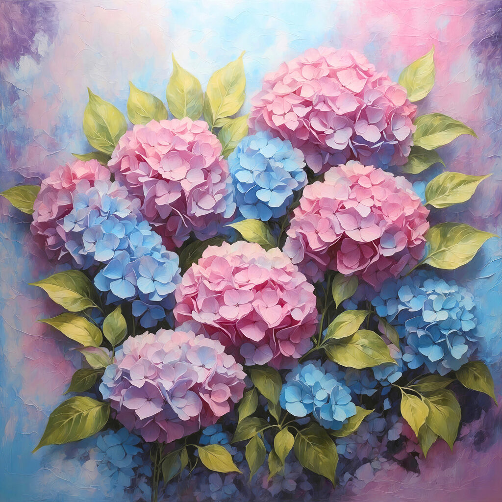 s38221p 1024x1024 - Un dipinto raffigurante fiori e foglie - tegory