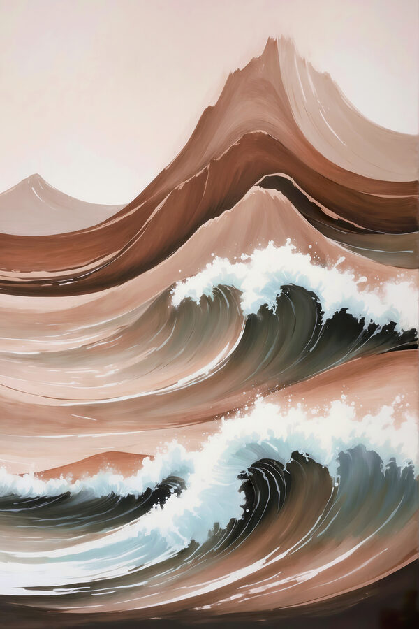Un dipinto che raffigura le onde su una spiaggia s38222p 600x900 - Un dipinto che raffigura le onde su una spiaggia - tegory