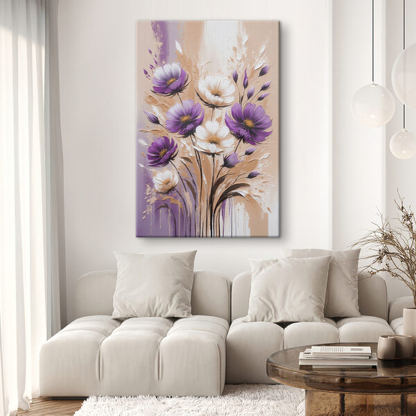 s38225pig102 600x600 - Un dipinto di fiori su una parete - tegory