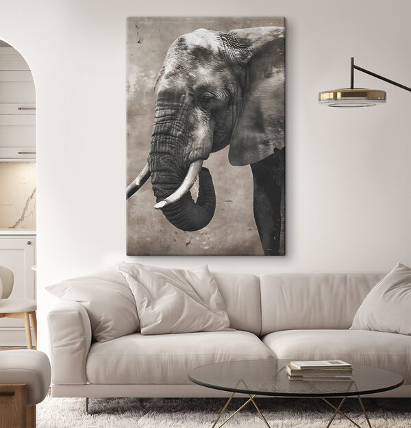 Quadri Un elefante con le zanne (COD: s38291) Quadri Quadri Un elefante con le zanne (COD: s38291)