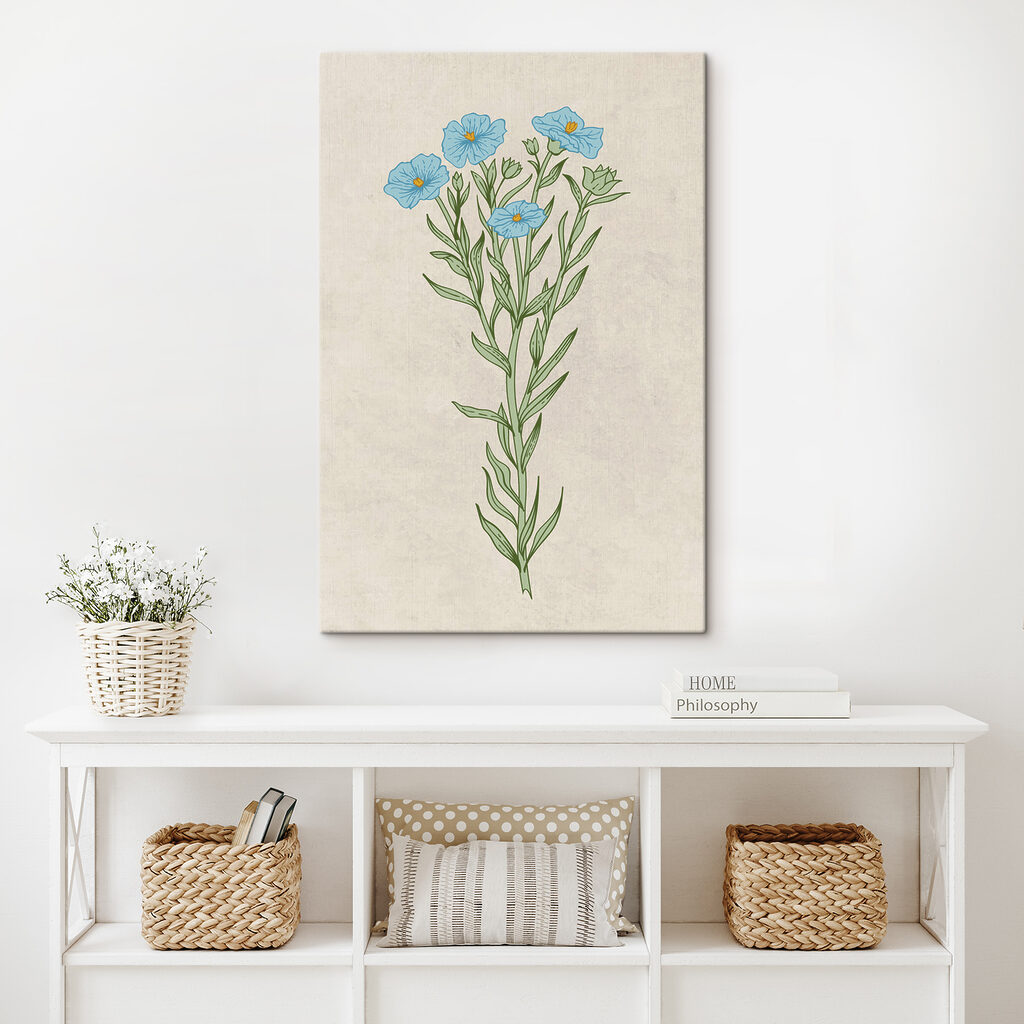 s38235pig300m 1024x1024 - Un disegno di una pianta con fiori blu - tegory