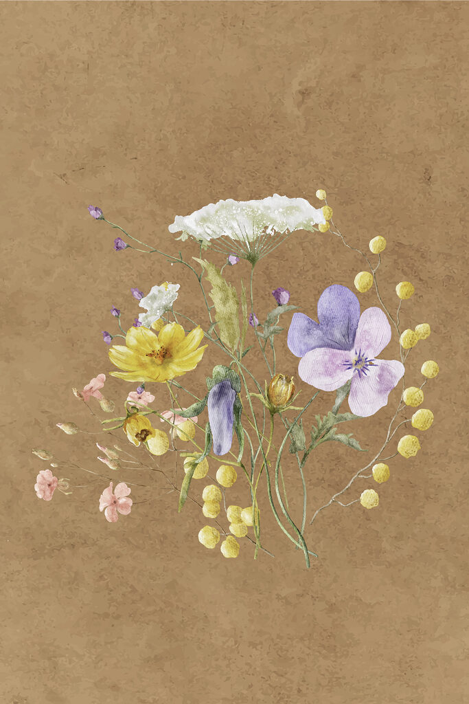 s38237p 683x1024 - Un dipinto raffigurante fiori e bacche - tegory