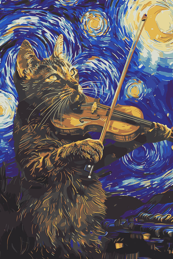 Un gatto che suona il violino s38265p 600x900 - Un gatto che suona il violino - tegory