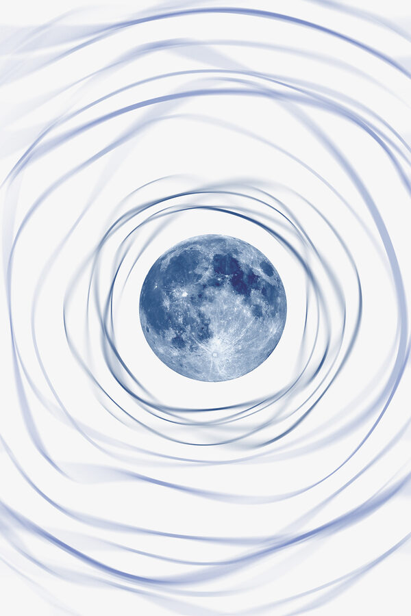 Un pianeta blu circondato da un cerchio a spirale s38279p 600x900 - Un pianeta blu circondato da un cerchio a spirale - tegory