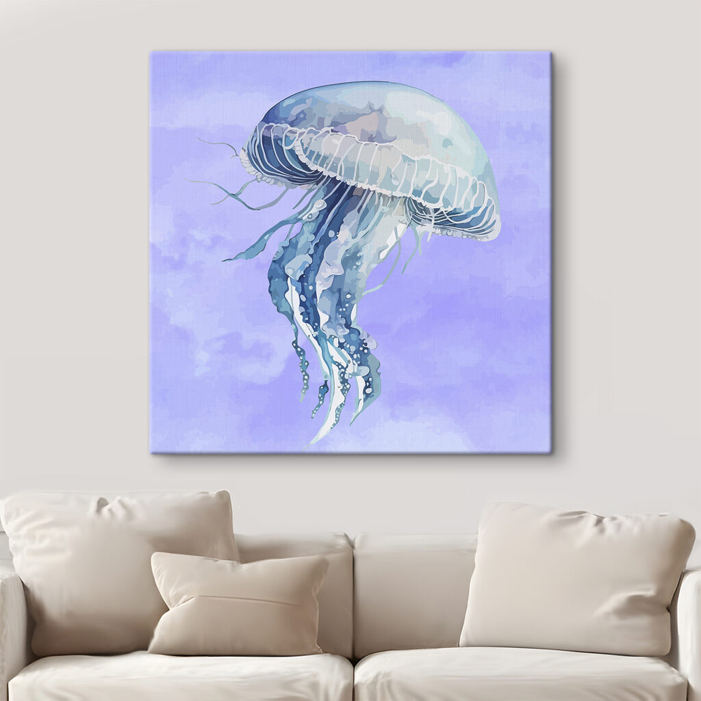 A jellyfish in the sky