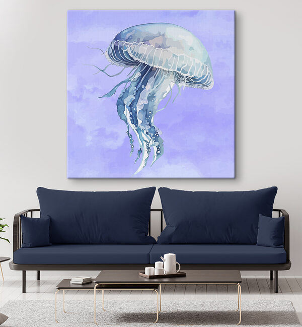 A jellyfish in the sky