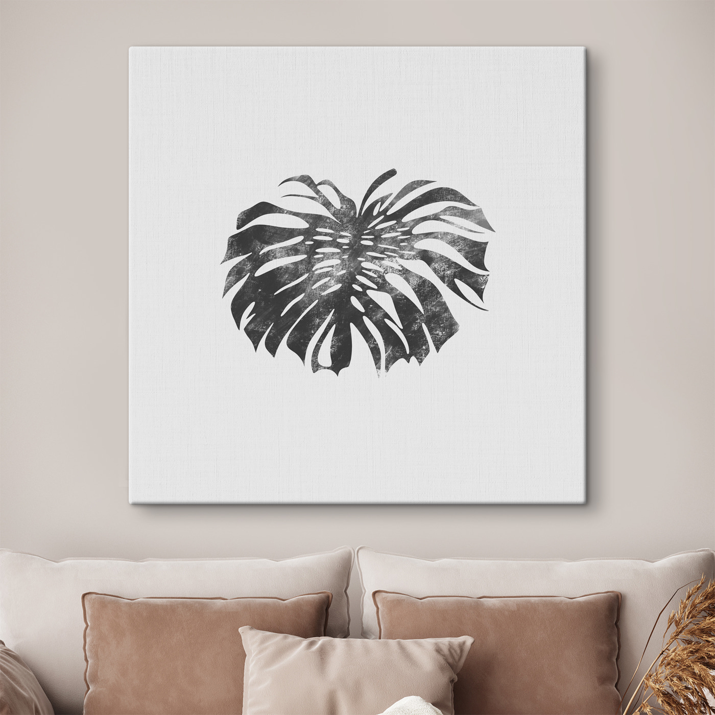 A black and white image of a leaf A black and white image of a leaf