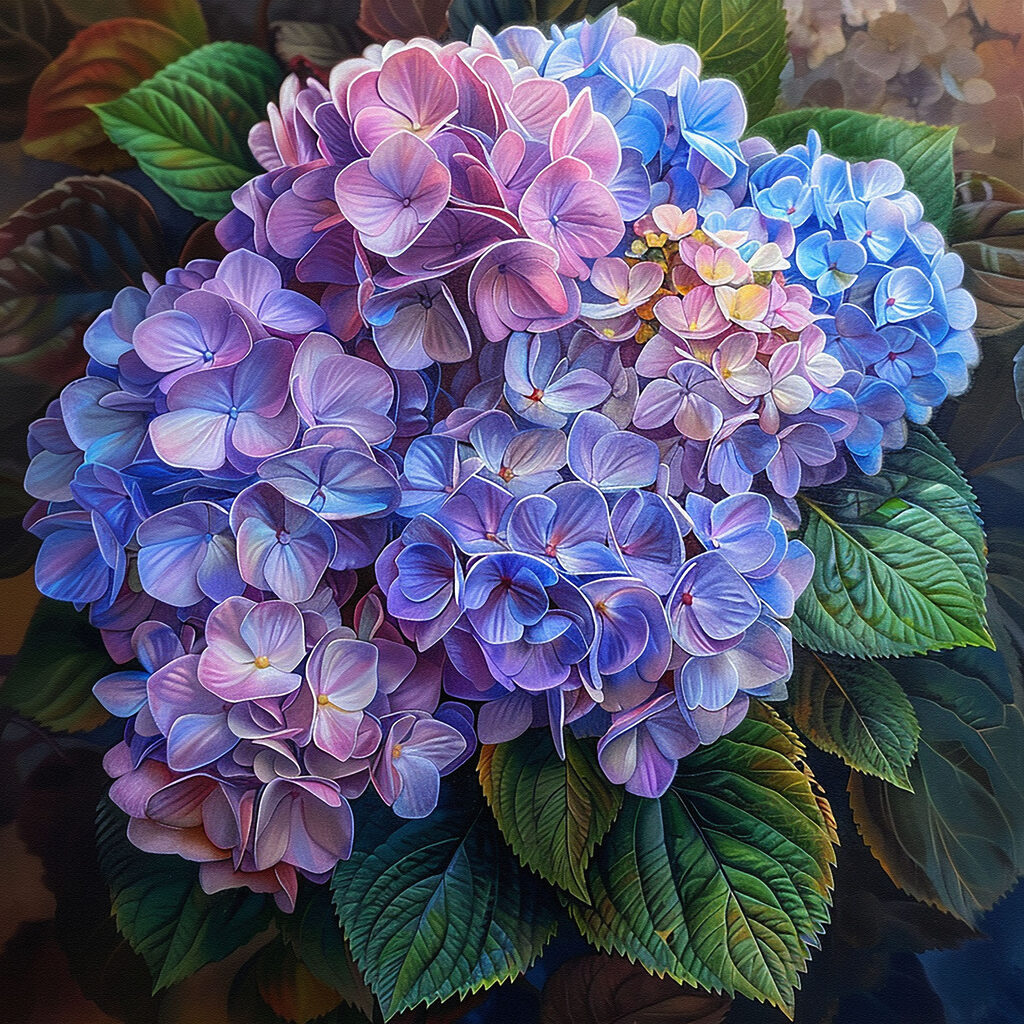 A close up of a flower