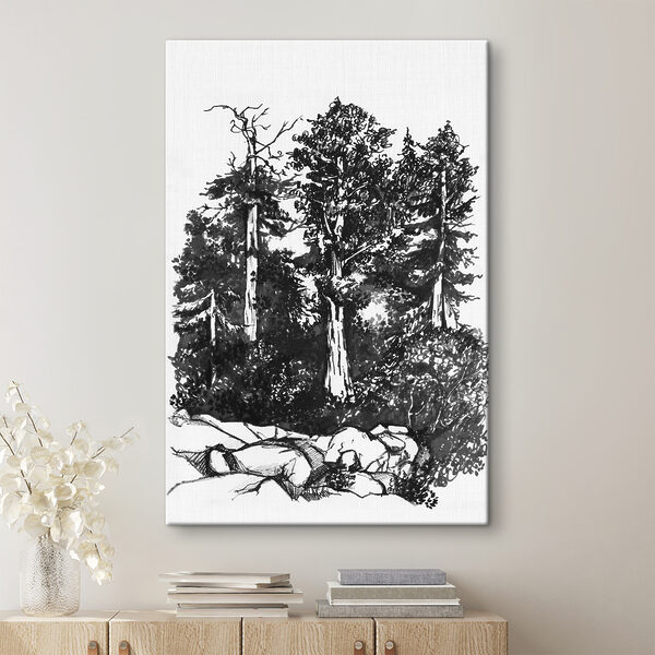 Quadri Quadri Un disegno di alberi e cespugli (COD: s38372)