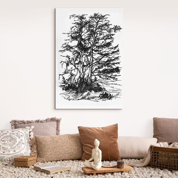 A drawing of a tree A drawing of a tree