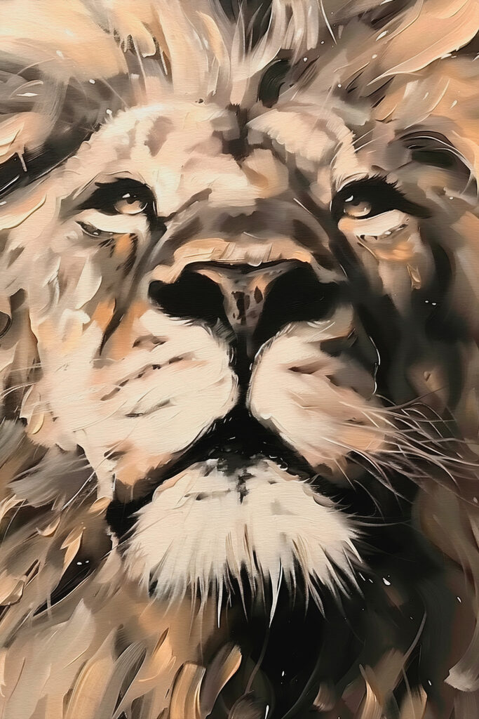 A close up of a lion A close up of a lion
