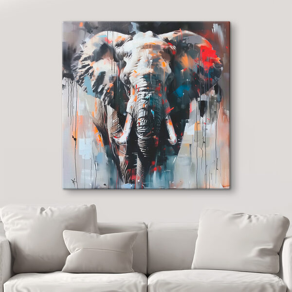Quadri Un elefante con le zanne (COD: s38425) Quadri Quadri Un elefante con le zanne (COD: s38425)
