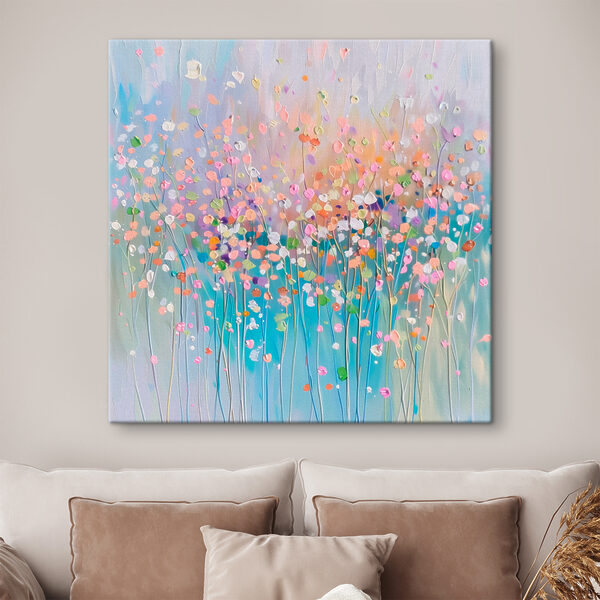 Quadri Un dipinto di fiori su sfondo blu (COD: s38426) Quadri Quadri Un dipinto di fiori su sfondo blu (COD: s38426)